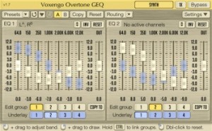 Voxengo Overtone GEQ - Free EQ VST Plugin