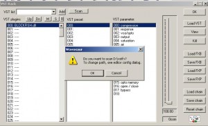 Wavosaur VST effects scan