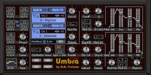 Free VST Instrument: Umbra Synthesizer VSTi