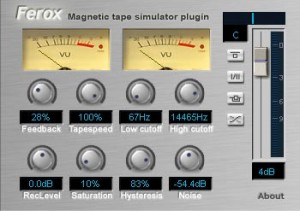 Ferox Tape Saturation - Free VST Plugin